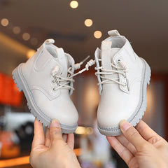 Kids Waterproof Leather Boots - Happy Coo Kids Waterproof Leather Boots - Happy Coo
