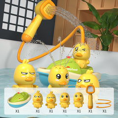 Yellow Duck Sprinkler Boat Spray Bath Toy - Happy Coo Yellow Duck Sprinkler Boat Spray Bath Toy - Happy Coo