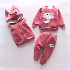 Baby Winter Clothes (Three-piece Set) Baby Winter Clothes (Three-piece Set)