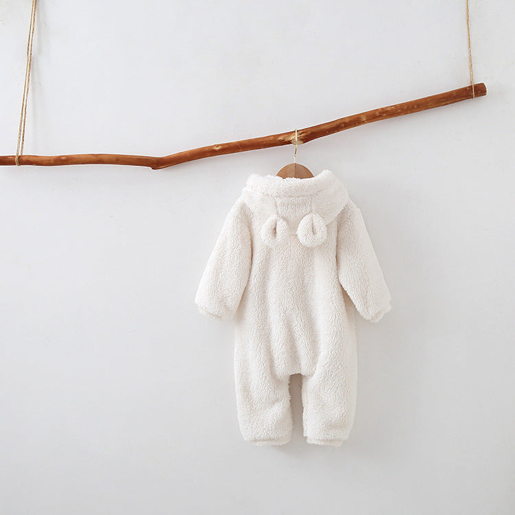 WARM FLEECE BABY ROMPERS - Happy Coo WARM FLEECE BABY ROMPERS - Happy Coo