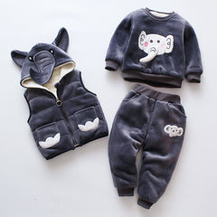Baby Winter Clothes (Three-piece Set) Baby Winter Clothes (Three-piece Set)