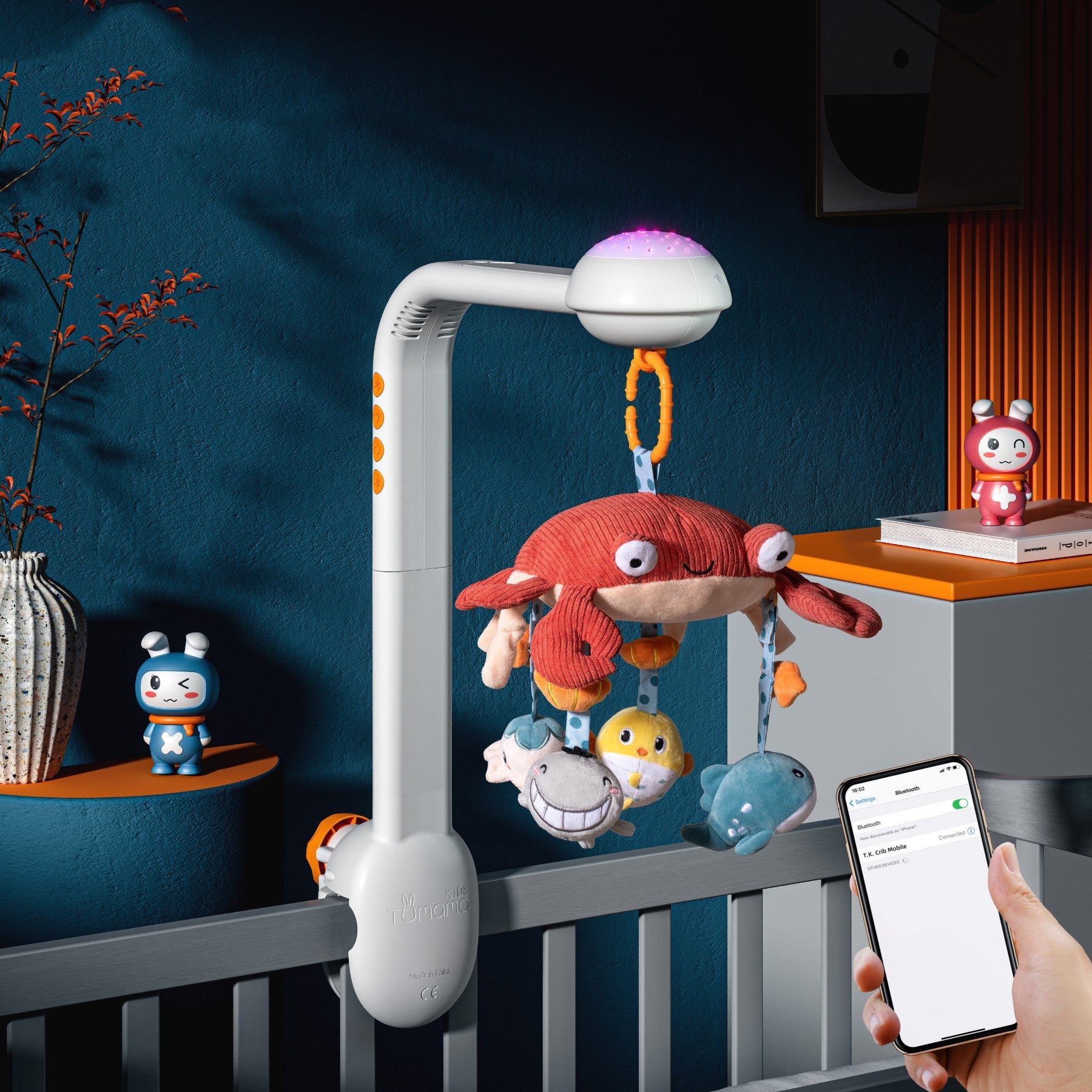 Baby Bed Bell Plush Toy Projection - Happy Coo Baby Bed Bell Plush Toy Projection - Happy Coo