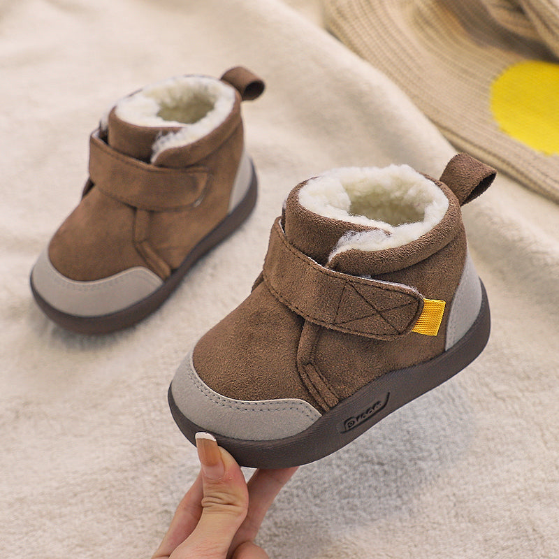 Toddler Boys Soft-Soled Non-Slip Cotton Shoes - Happy Coo Toddler Boys Soft-Soled Non-Slip Cotton Shoes - Happy Coo