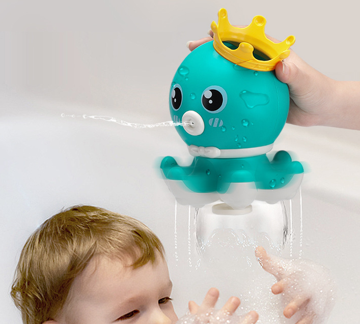 Magic Rotating Water Spray Toy For Baby Bathing - Happy Coo Magic Rotating Water Spray Toy For Baby Bathing - Happy Coo