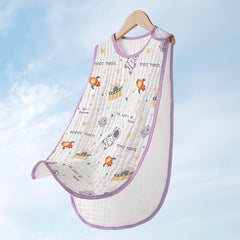 Cotton Gauze Sleeveless Newborn Sleeping Bag - Happy Coo Cotton Gauze Sleeveless Newborn Sleeping Bag - Happy Coo