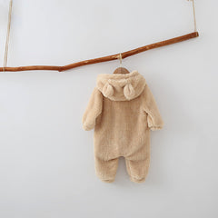 WARM FLEECE BABY ROMPERS - Happy Coo WARM FLEECE BABY ROMPERS - Happy Coo