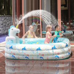 Children's Inflatable Pool Baby Swimming Paddling Pool - Happy Coo Children's Inflatable Pool Baby Swimming Paddling Pool - Happy Coo