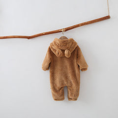 WARM FLEECE BABY ROMPERS - Happy Coo WARM FLEECE BABY ROMPERS - Happy Coo