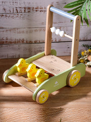 Baby Stroller Wooden Push Toy - Happy Coo Baby Stroller Wooden Push Toy - Happy Coo