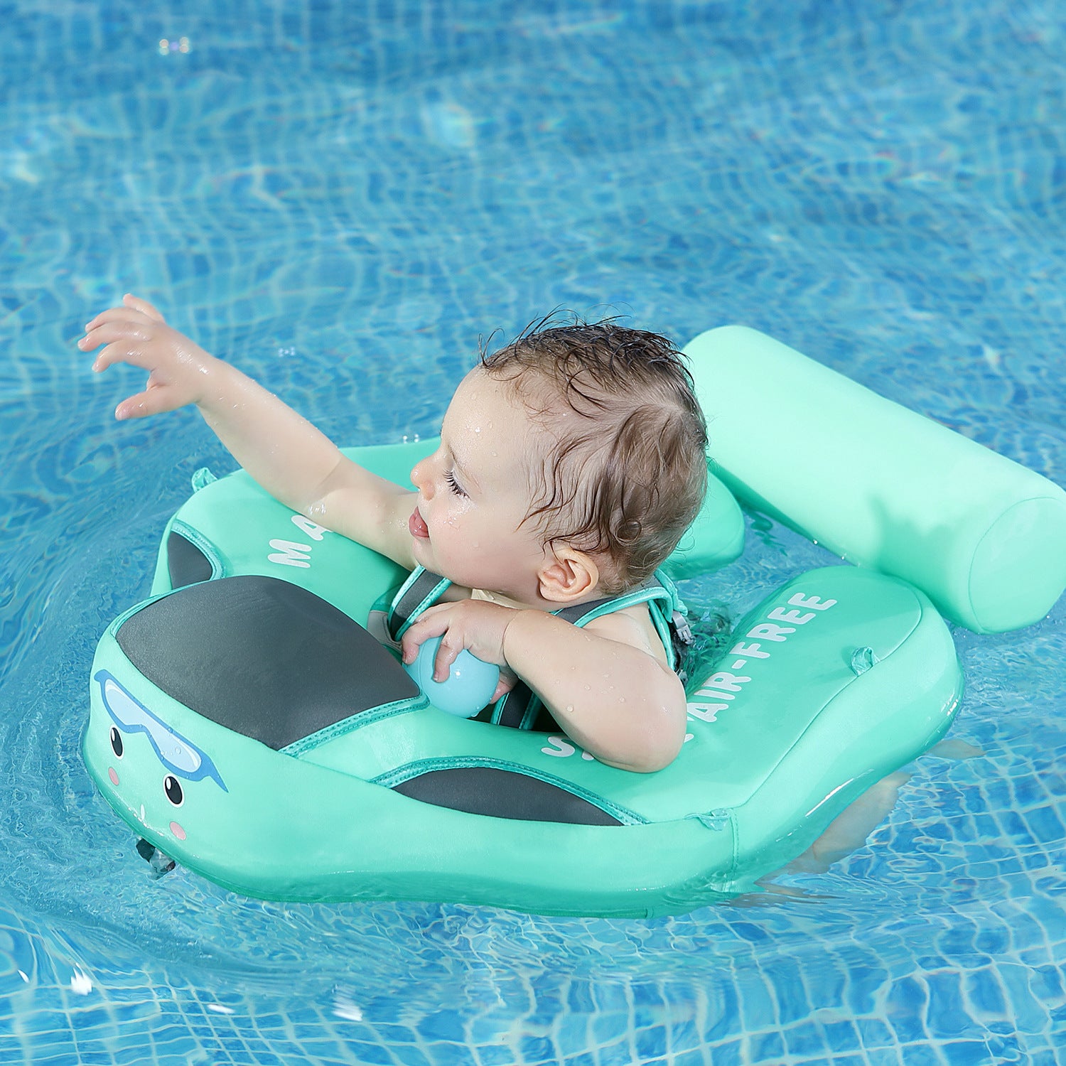 Non-inflatable Baby Swim Collar - Happy Coo Non-inflatable Baby Swim Collar - Happy Coo