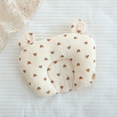 Cotton Baby Gauze Anti Deflection Head Shaping Pillow - Happy Coo