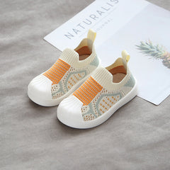 Shell-toe Flying Woven Spring Shoes - Happy Coo