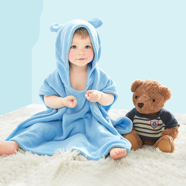 Children's bath towel cape - Happy Coo