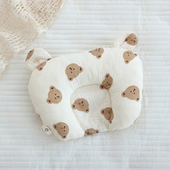 Cotton Baby Gauze Anti Deflection Head Shaping Pillow - Happy Coo