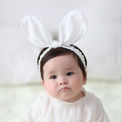 Cute Rabbit Cotton Headband for Baby Girl - Happy Coo