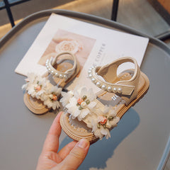 Sweet Flowers Sandals for Girls - Happy Coo