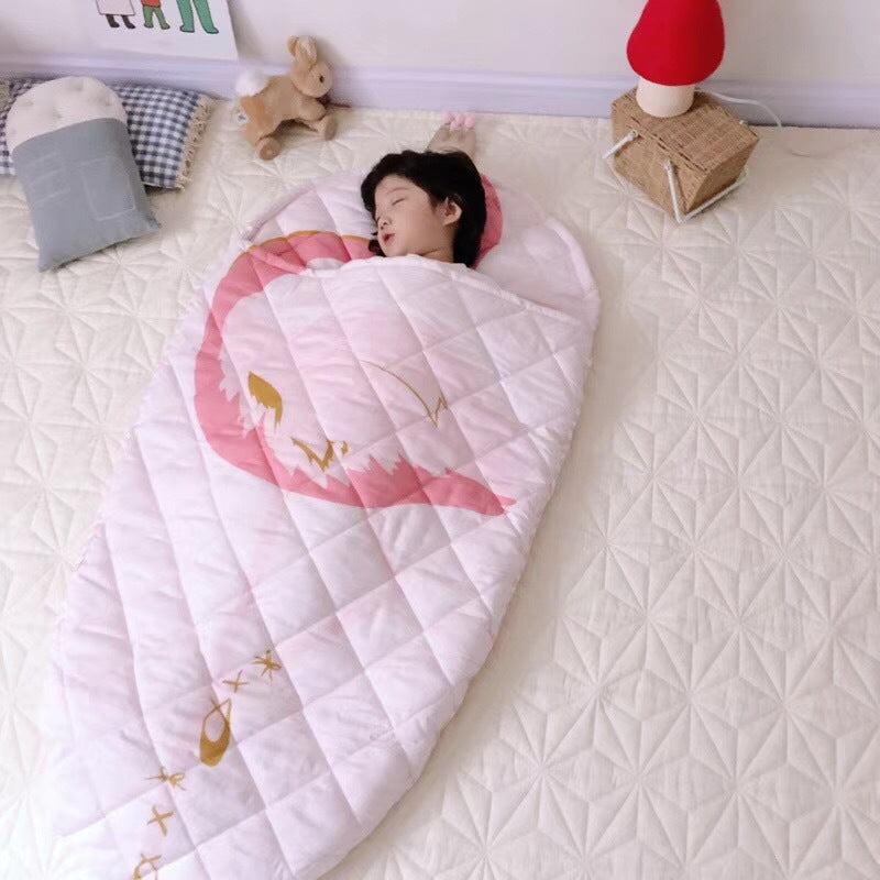 Animal Shape Cotton Cartoon Baby Anti-Kick Sleeping Bag - Happy Coo