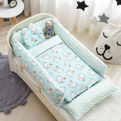 Portable Baby Sleeping Nest with Removable Cover - Happy Coo