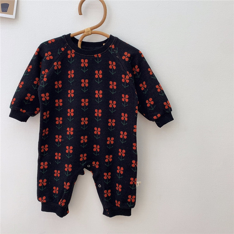 Long-Sleeved One-Piece for New Baby - Happy Coo