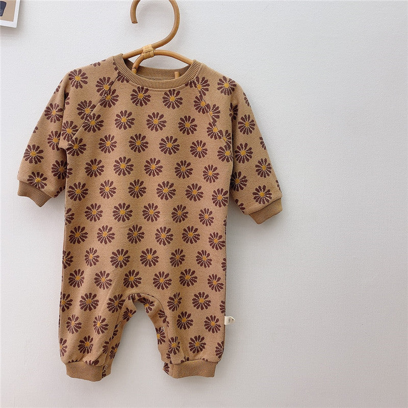 Long-Sleeved One-Piece for New Baby - Happy Coo