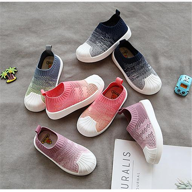 Multi Colored Mesh Summer Shoes for Boys & Girls - Happy Coo