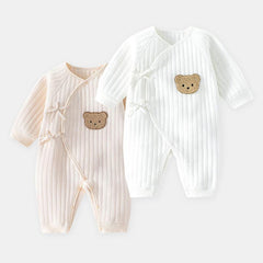Rompers Three-layer Warm Romper Baby Jumpsuit - Happy Coo