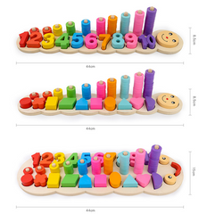 Wooden Logarithmic Board - Happy Coo