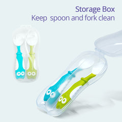 Baby Feeding & Training Spoon - Happy Coo