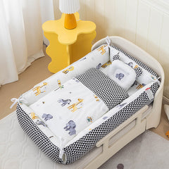 Baby Removable And Washable Crib - Happy Coo