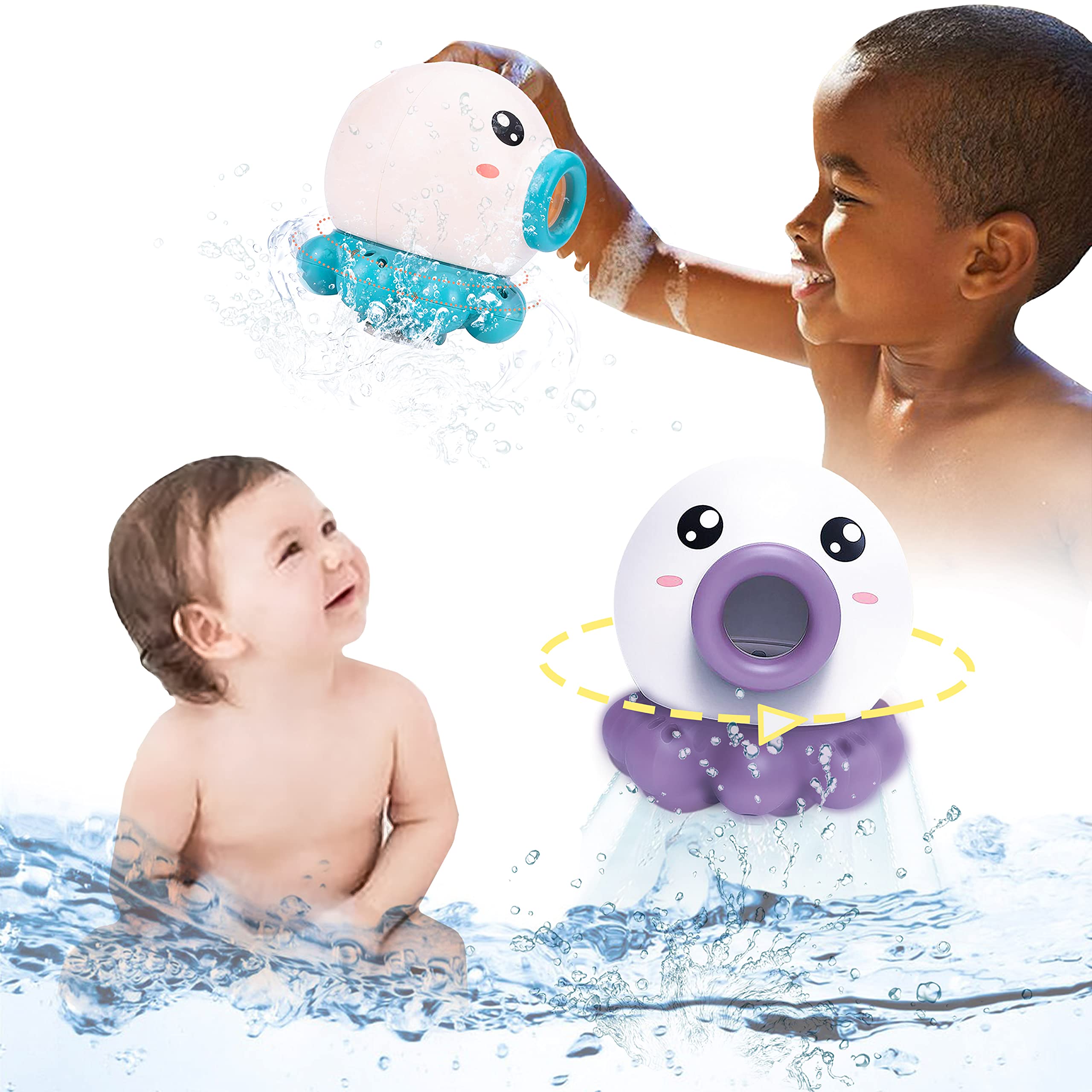 Octopus Fountain Summer Bath Toy - Happy Coo