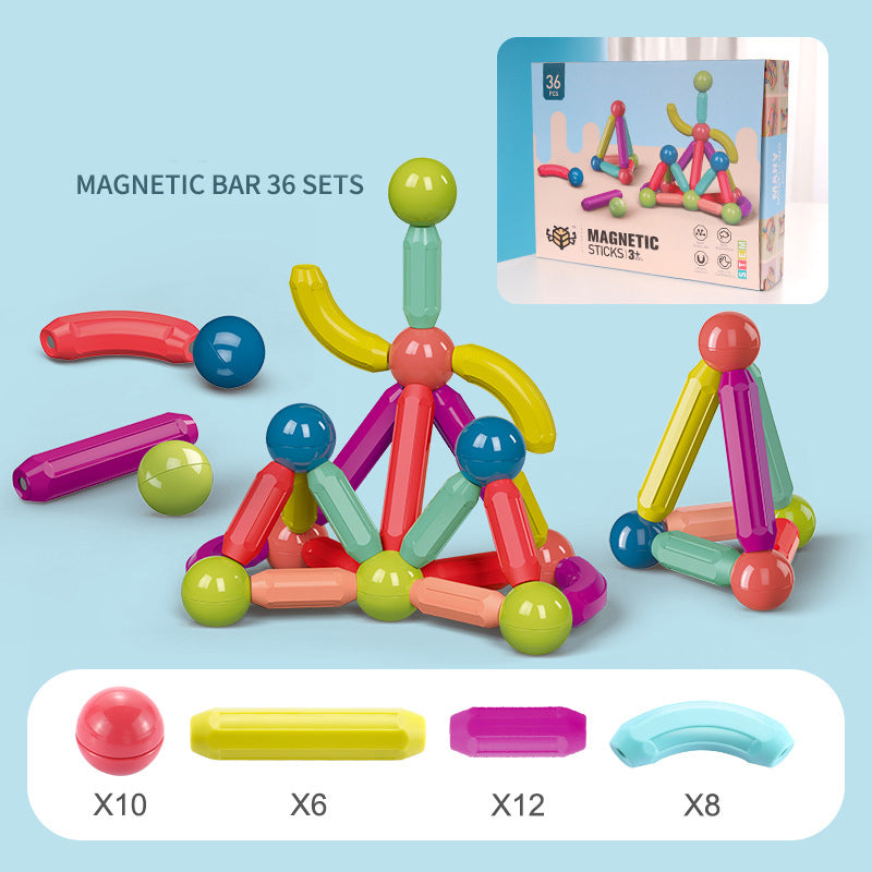 Magnetic Sticks Building Blocks For Kids - Happy Coo