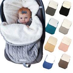 Baby Cotton Velvet Stroller Sleeping Bag For Winter