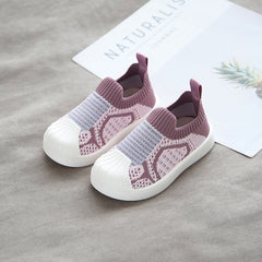 Shell-toe Flying Woven Spring Shoes - Happy Coo