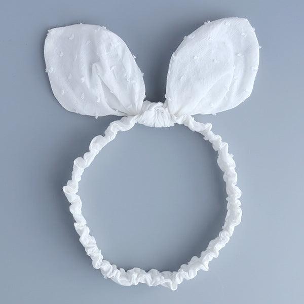Cute Rabbit Cotton Headband for Baby Girl - Happy Coo
