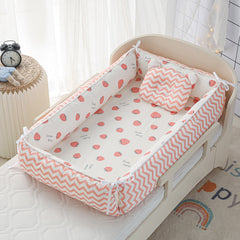 Portable & High Border Protection Baby Sleeping Crib - Happy Coo