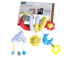 Baby Star Moon Stroller Rattle Toy - Happy Coo