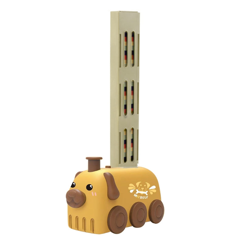 Domino Stacking Block Train for Brain Development - Happy Coo