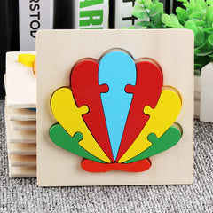 Wooden Animal Puzzle Toys for Children - Happy Coo