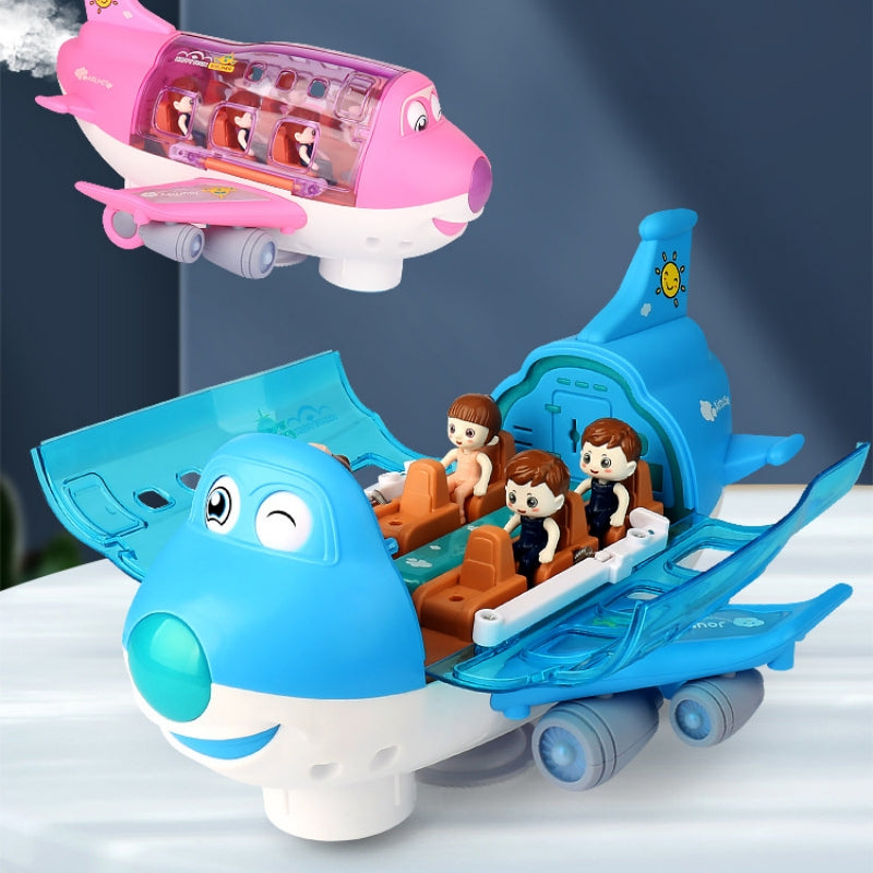 360 Rotating Electric Plane Airplane Toys For Kids - Happy Coo