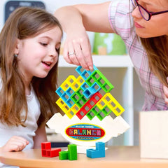 Tower Game Stacking Toys Building Blocks Balance Puzzle - Happy Coo