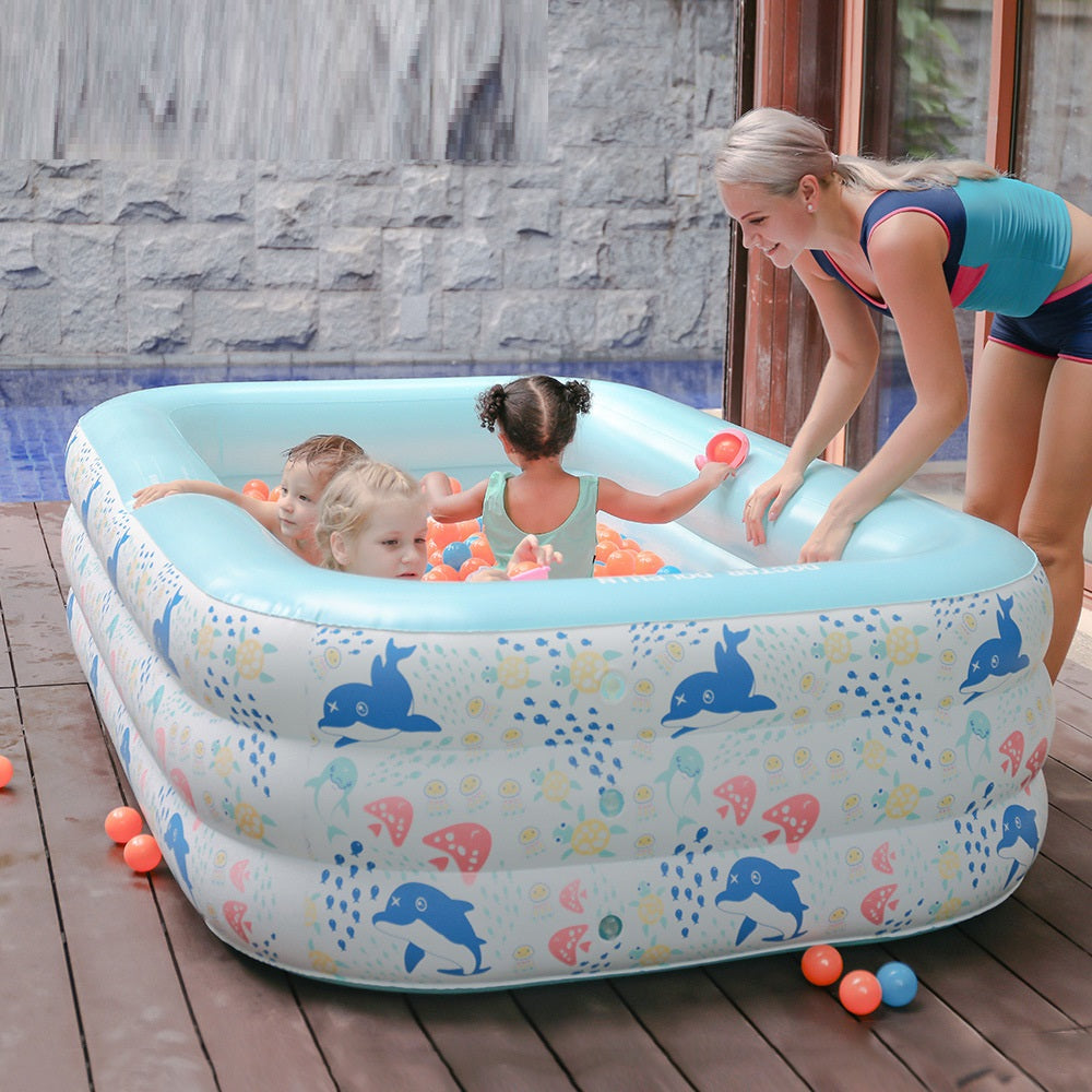 Children's Inflatable Pool Baby Swimming Paddling Pool - Happy Coo