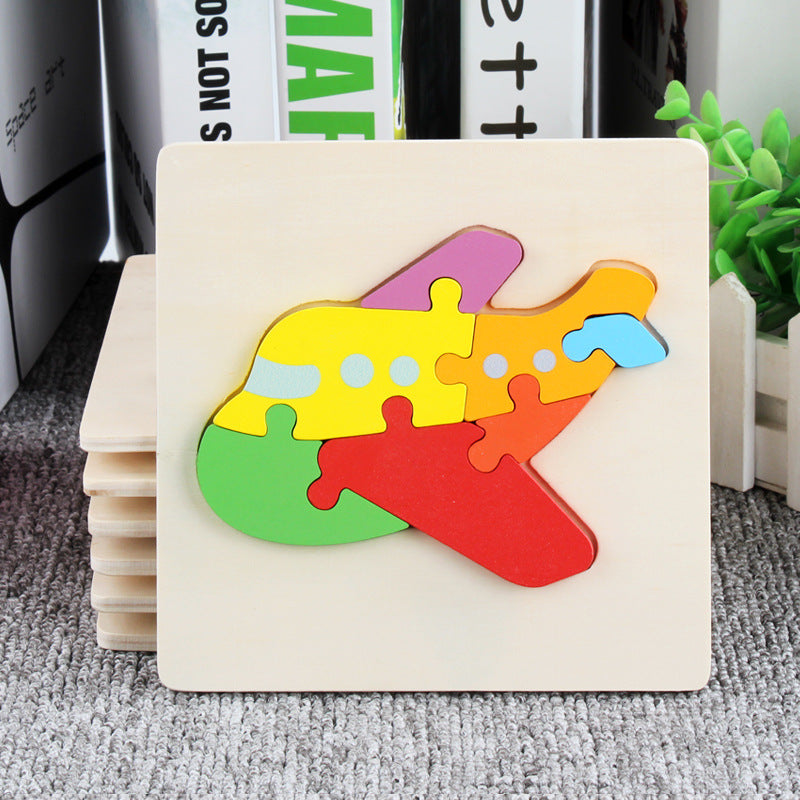 Wooden Animal Puzzle Toys for Children - Happy Coo