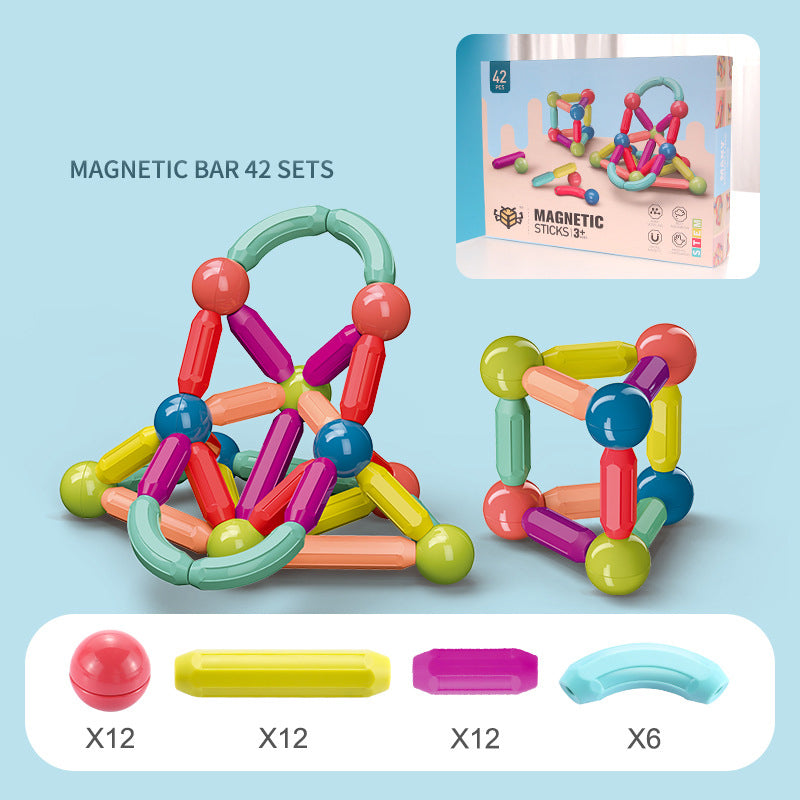 Magnetic Sticks Building Blocks For Kids - Happy Coo