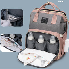 New Mummy Baby Crib Backpack Large Capacity Out Milk Insulated Bag Women - Happy Coo