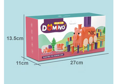 Domino Stacking Block Train for Brain Development - Happy Coo