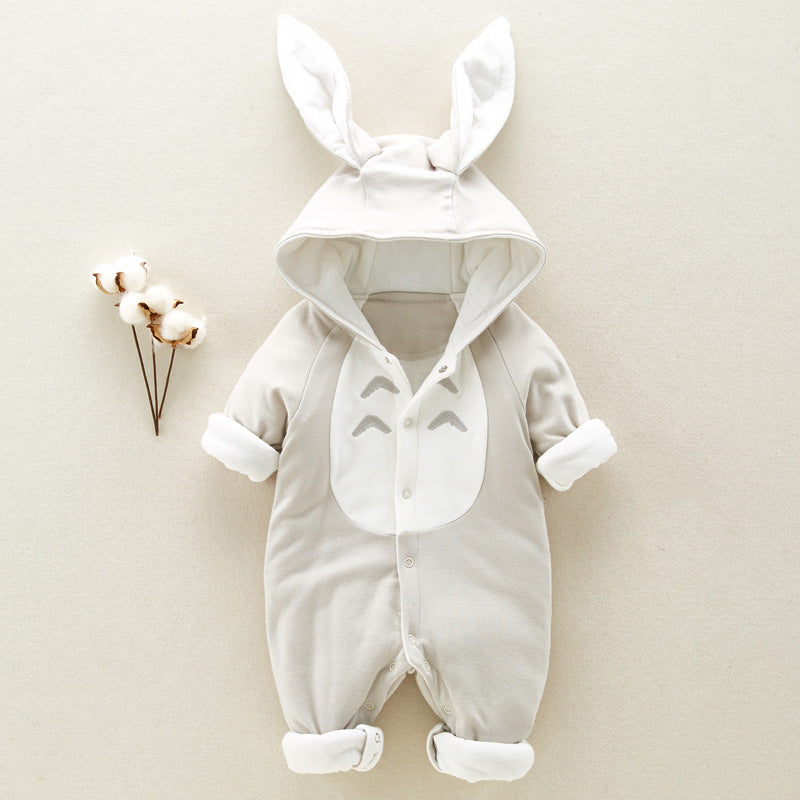 Padded Cotton Baby Onesies - Happy Coo