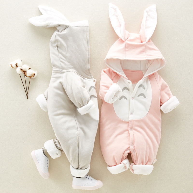 Padded Cotton Baby Onesies - Happy Coo