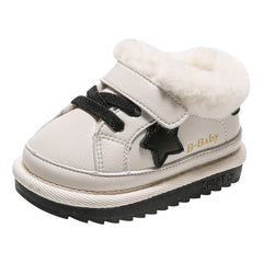 Super Warm Snow Leather Shoes for Toddler - Happy Coo