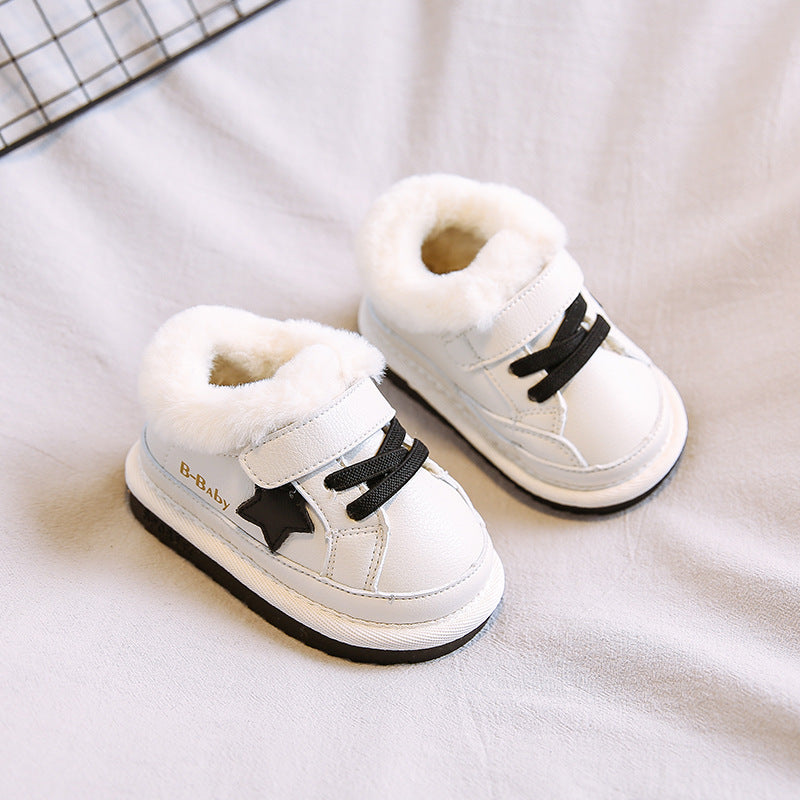 Super Warm Snow Leather Shoes for Toddler - Happy Coo