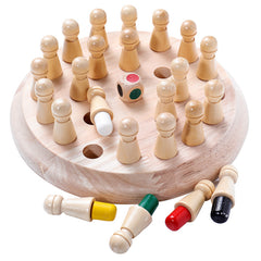 Children's Wooden Memory Chess - Happy Coo